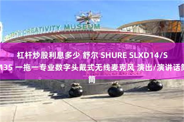 杠杆炒股利息多少 舒尔 SHURE SLXD14/SM35 一拖一专业数字头戴式无线麦克风 演出/演讲话筒