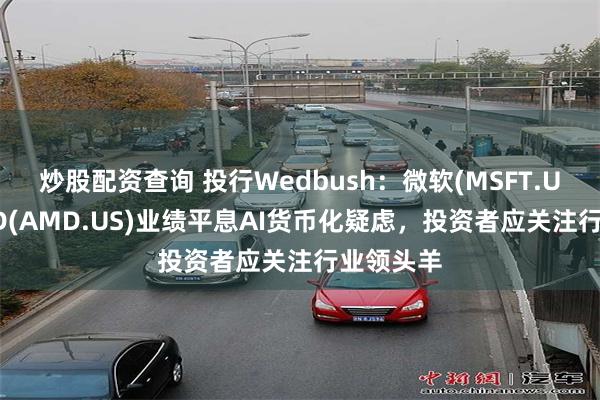 炒股配资查询 投行Wedbush：微软(MSFT.US)和AMD(AMD.US)业绩平息AI货币化疑虑，投资者应关注行业领头羊