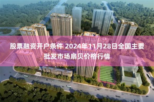 股票融资开户条件 2024年11月28日全国主要批发市场扇贝价格行情